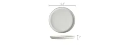 Outlet Grace Dinner Plates, Set of 4 Tableware|Small Dining Room Furniture
