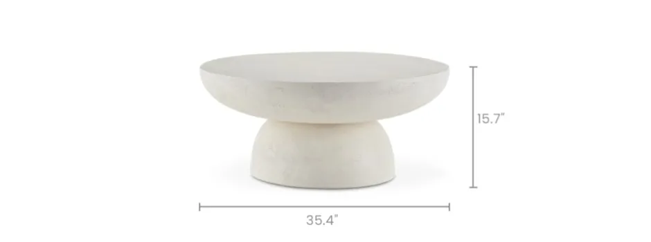 Hot Guin Round Coffee Table Outdoor Coffee & Side Tables|Coffee Tables