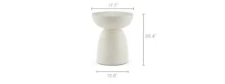 Clearance Guin Round Side Table Outdoor Coffee & Side Tables|Nightstands & Bedside Tables