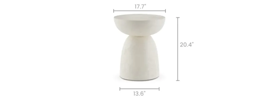 Clearance Guin Round Side Table Outdoor Coffee & Side Tables|Nightstands & Bedside Tables