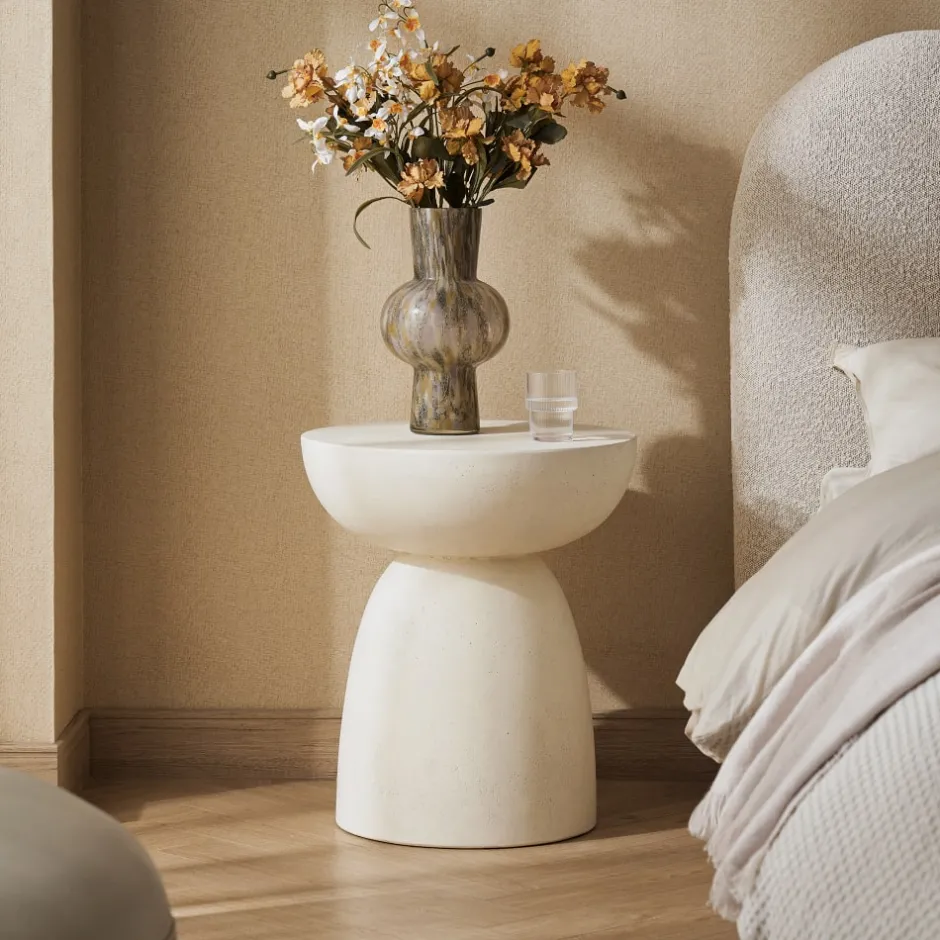 Clearance Guin Round Side Table Outdoor Coffee & Side Tables|Nightstands & Bedside Tables