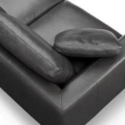 Sale Hamilton Leather Chaise Sectional Sofa Leather Sofas|Sectional Sofas