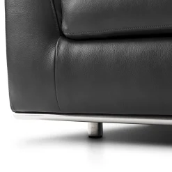 Clearance Hamilton Leather Round Chaise Sectional Sofa Leather Sofas|Sectional Sofas