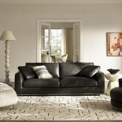 Outlet Hamilton Leather Sofa Leather Sofas|3 Seater Sofas