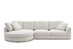 Clearance Hamilton Round Chaise Sectional Sofa Sectional Sofas