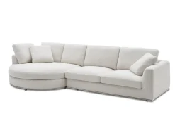 Clearance Hamilton Round Chaise Sectional Sofa Sectional Sofas