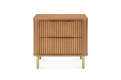 New Harper 2-Drawer Nightstand Small Bedroom Furniture|Nightstands & Bedside Tables