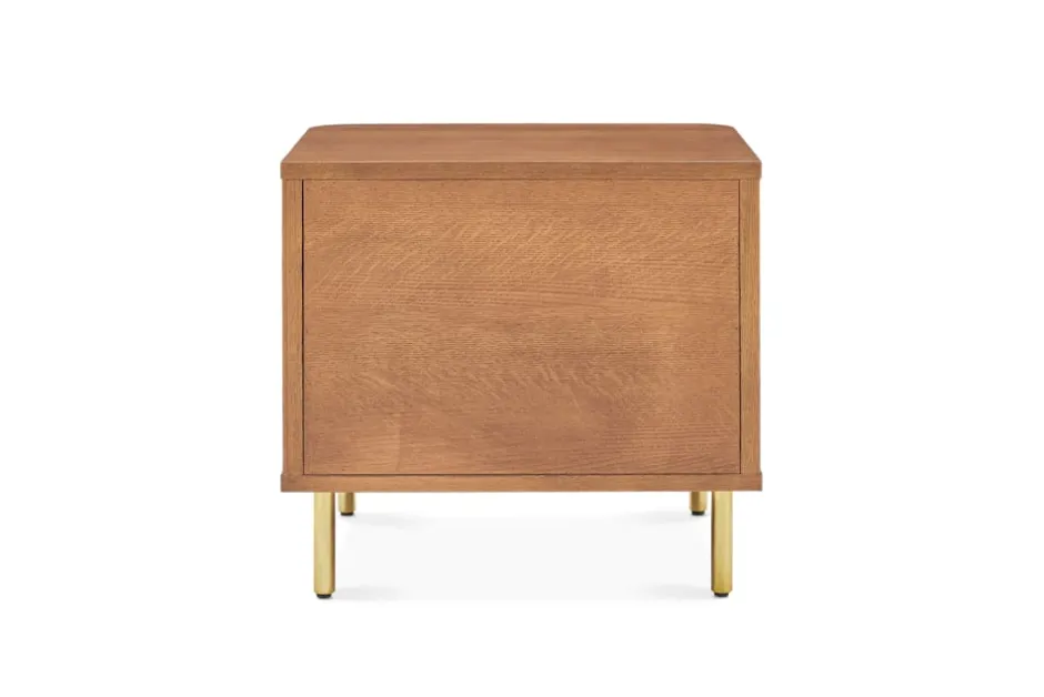 New Harper 2-Drawer Nightstand Small Bedroom Furniture|Nightstands & Bedside Tables