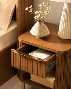Discount Harper 1-Drawer Nightstand Small Bedroom Furniture|Nightstands & Bedside Tables