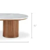 New Harper Marble Rectangular Coffee Table Coffee Tables