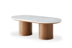 New Harper Marble Rectangular Coffee Table Coffee Tables