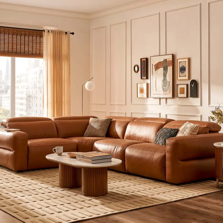New Harper Marble Rectangular Coffee Table Coffee Tables