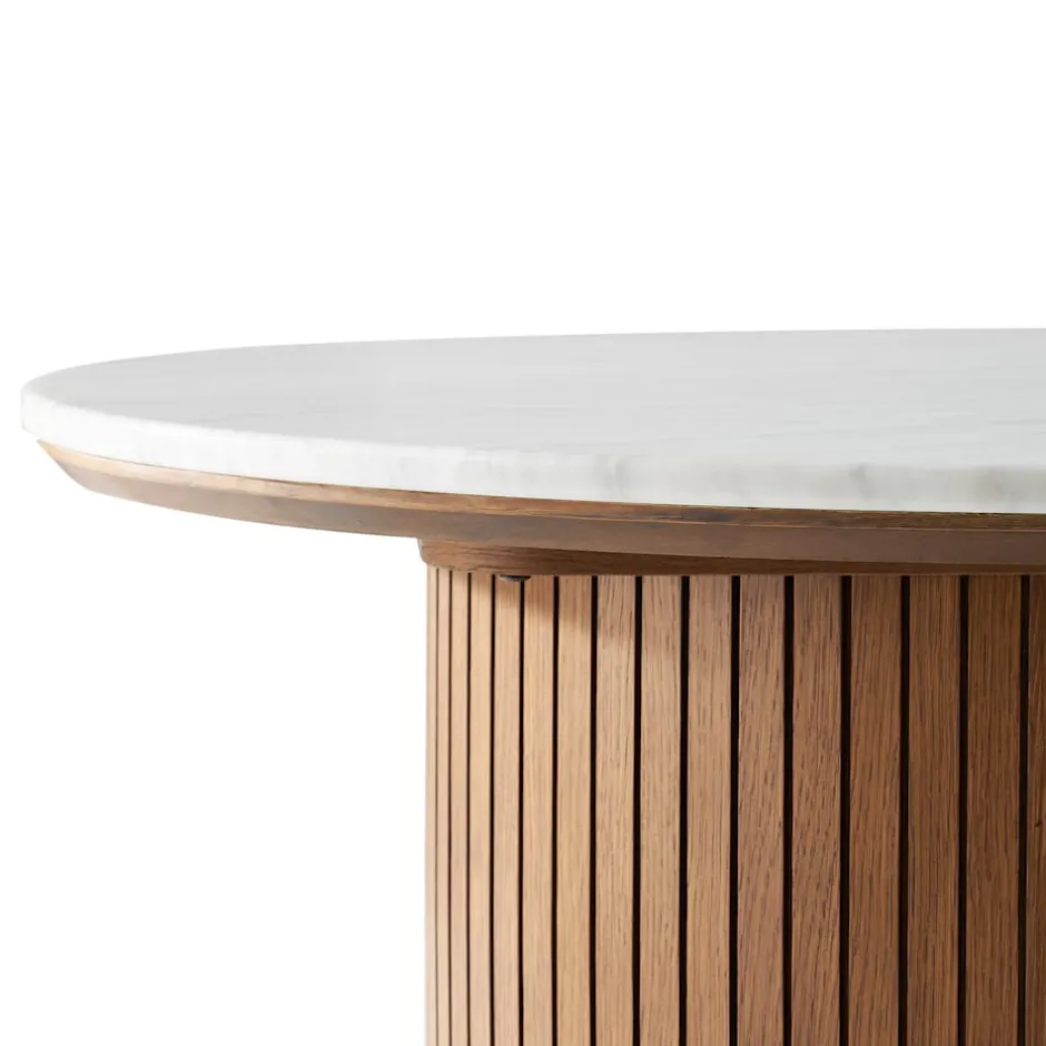New Harper Marble Round Coffee Table Coffee Tables