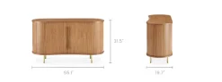 Clearance Harper Small Sideboard Small Space Storage|Sideboards & Buffet Cabinets