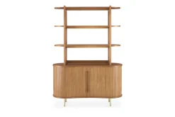 Discount Harper Small Sideboard with Hutch Small Space Storage|Shelves & Bookcases