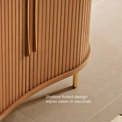 Discount Harper Small Sideboard with Hutch Small Space Storage|Shelves & Bookcases