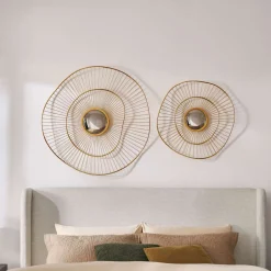 New Haylen Wall Mirror Set Wall & Floor Mirrors|Small Bedroom Furniture