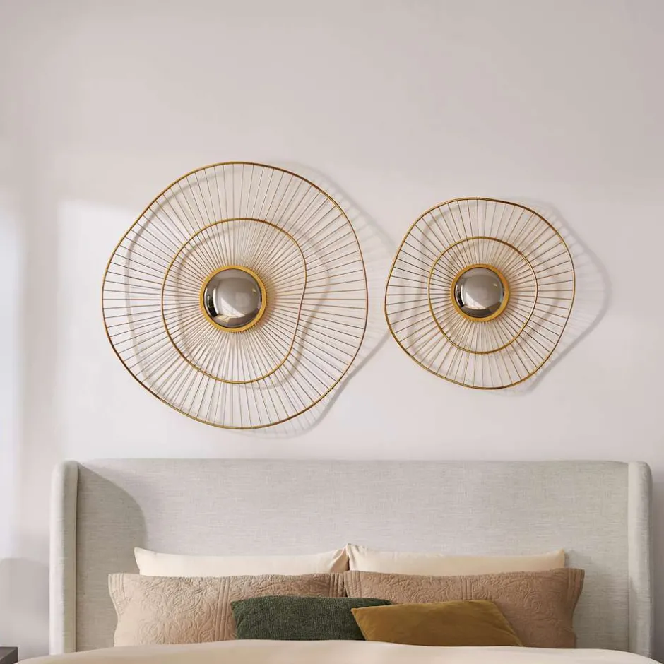 New Haylen Wall Mirror Set Wall & Floor Mirrors|Small Bedroom Furniture
