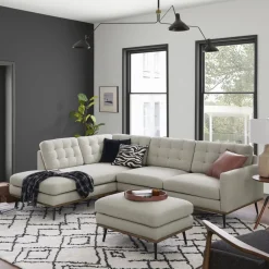 Fashion Isaac Bumper Chaise Sectional Sofa Sectional Sofas
