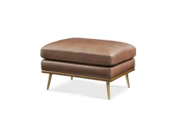 Hot Isaac Leather Ottoman Footstools, Ottomans & Poufs|Leather Sofas