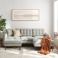 Fashion Isaac Reversible Sectional Sofa Sectional Sofas