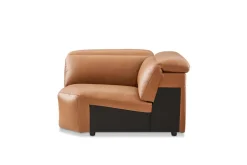 New Jaron Leather Corner Sofa Armchairs And Accent Chairs|Leather Sofas