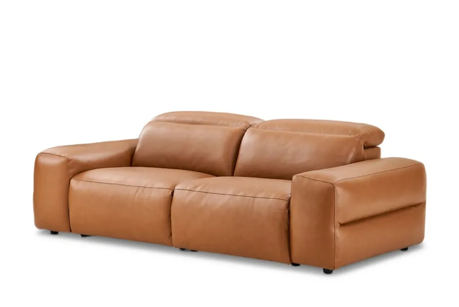 New Jaron Leather Recliner Sofa Leather Sofas|3 Seater Sofas