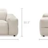 Discount Jaron Performance Fabric Recliner Armchair Armchairs And Accent Chairs