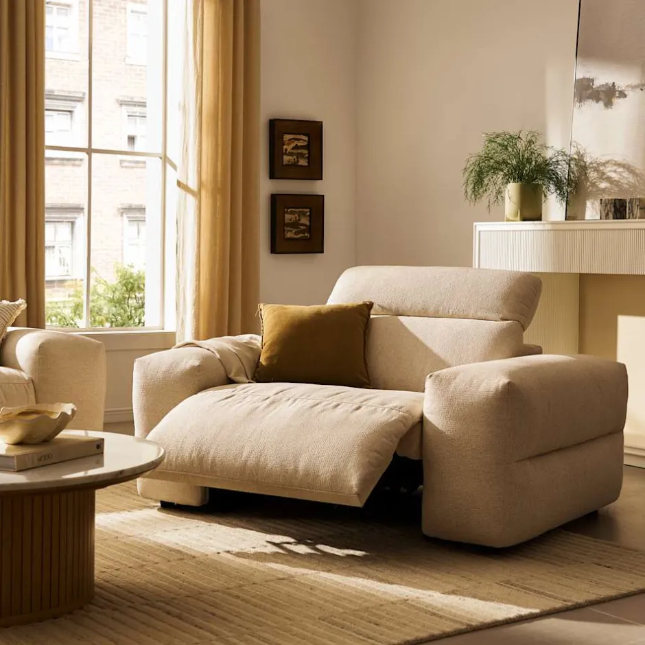 Discount Jaron Performance Fabric Recliner Armchair Armchairs And Accent Chairs