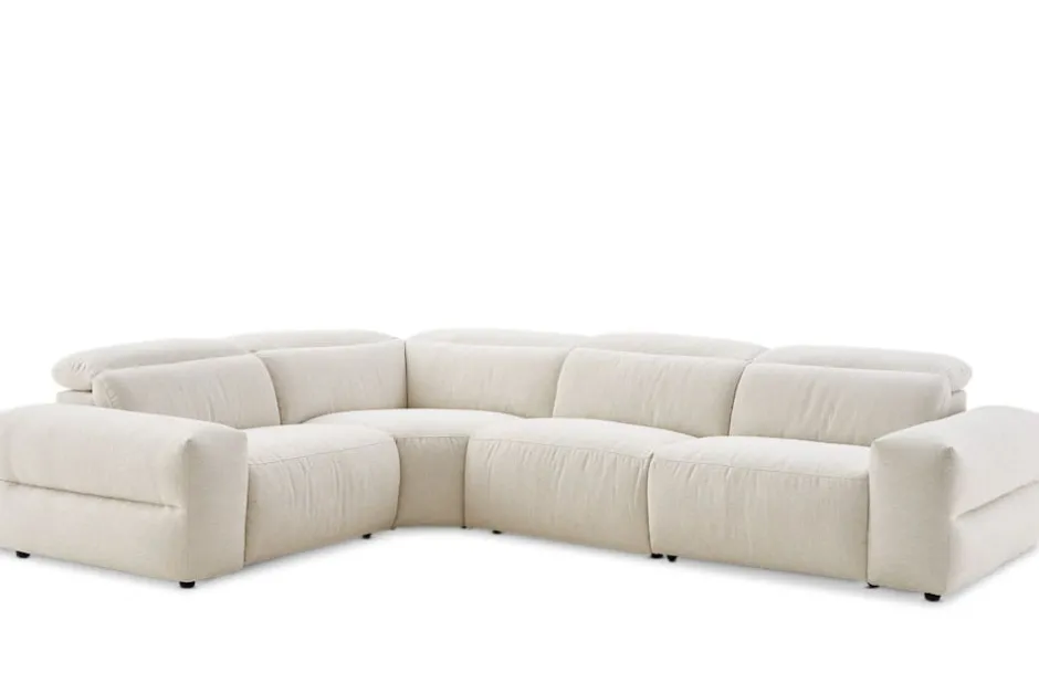 Discount Jaron Performance Fabric Recliner Chaise Sectional Sofa Sectional Sofas