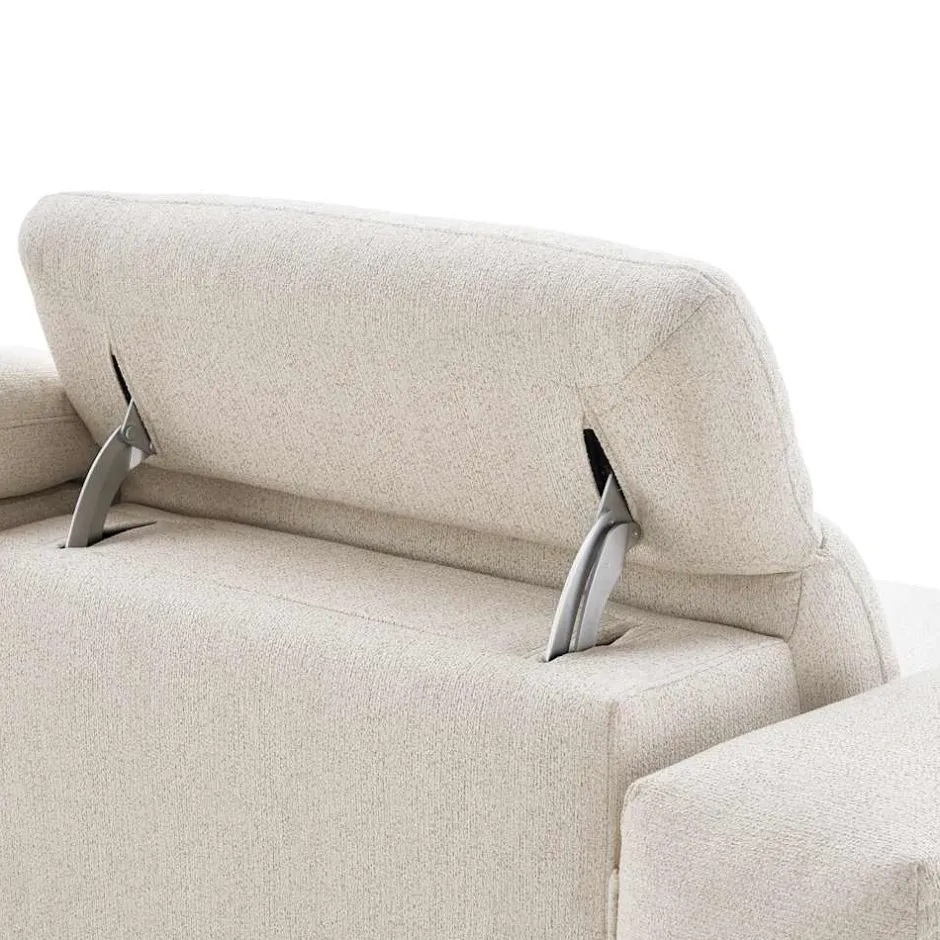 Sale Jaron Performance Fabric Recliner L-Shaped Sectional Sofa Sectional Sofas