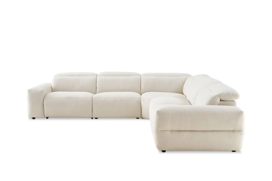 Sale Jaron Performance Fabric Recliner L-Shaped Sectional Sofa Sectional Sofas