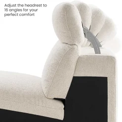 Best Jaron Performance Fabric Recliner Sofa 3 Seater Sofas