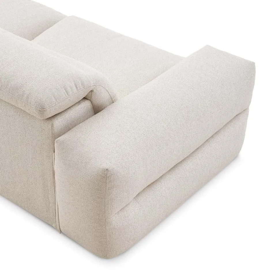 Best Jaron Performance Fabric Recliner Sofa 3 Seater Sofas