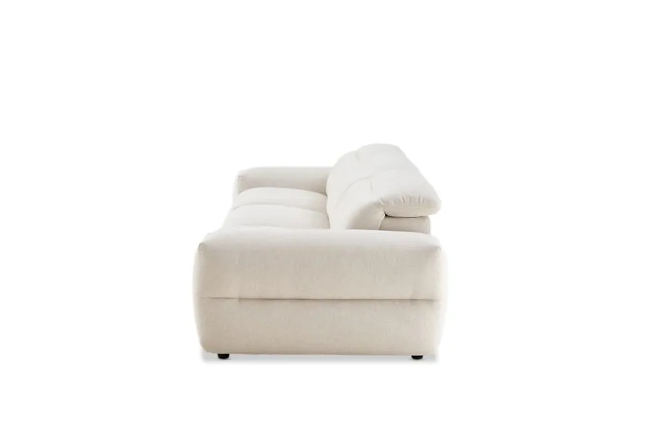Sale Jaron Performance Fabric Recliner Extended Sofa 3 Seater Sofas