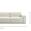 Outlet Jonathan Extended Side Chaise Sofa 3 Seater Sofas