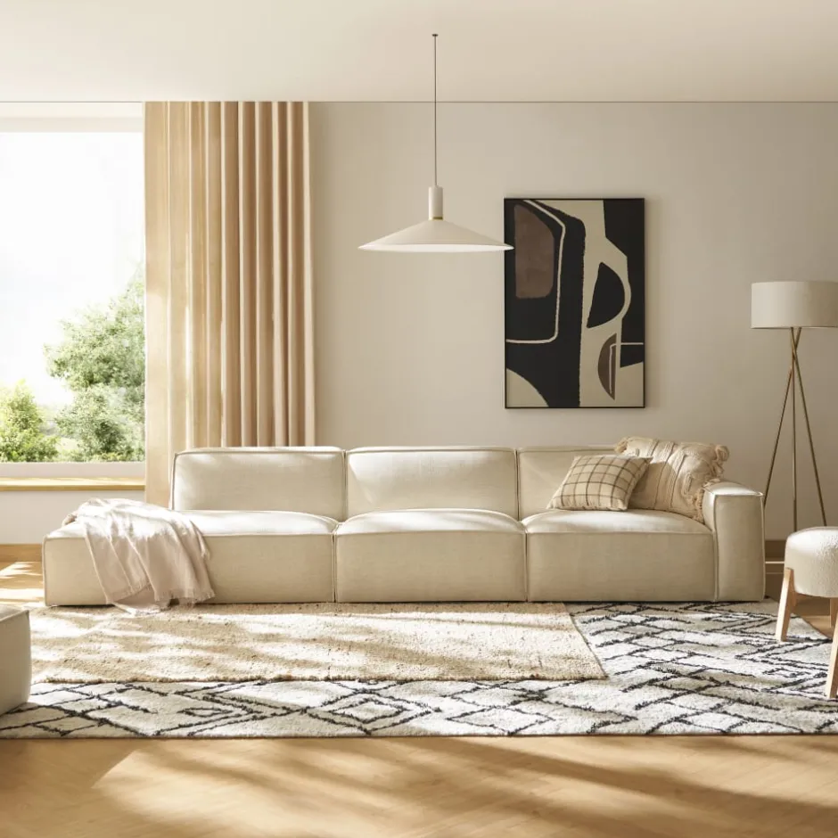 Outlet Jonathan Extended Side Chaise Sofa 3 Seater Sofas