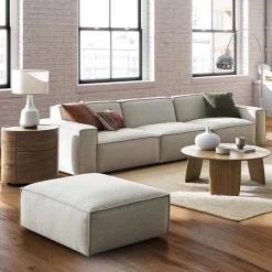Discount Jonathan Extended Sofa with Ottoman Living Room Sets|Living Room Sets