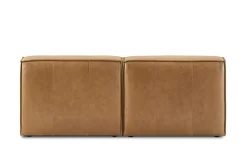 Sale Jonathan Leather Armless 3 Seater Sofa Small Living Room Furniture|Leather Sofas