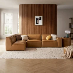 Discount Jonathan Leather Chaise Sectional Sofa Leather Sofas|Sectional Sofas