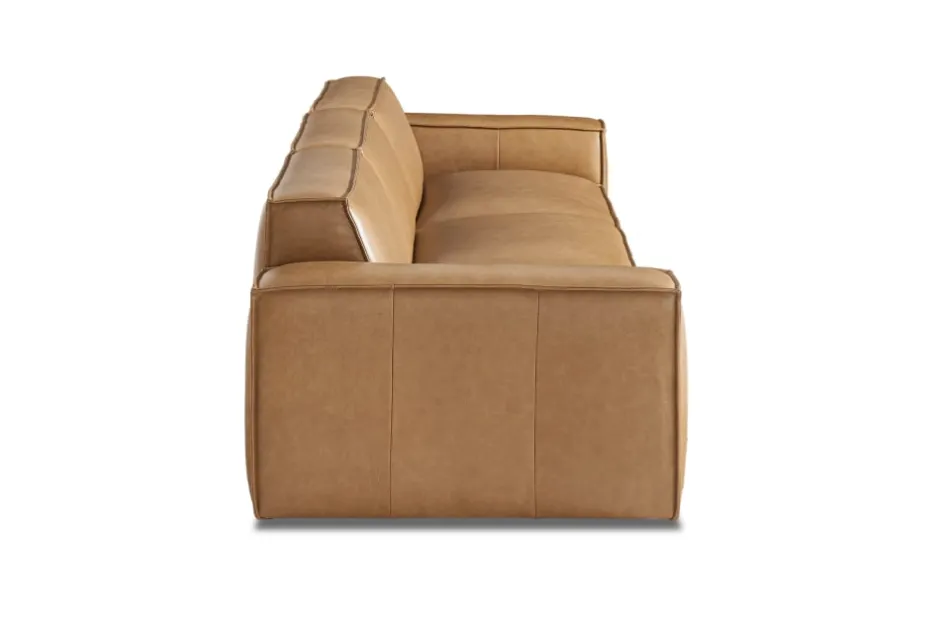Best Jonathan Leather Extended Sofa Leather Sofas|3 Seater Sofas