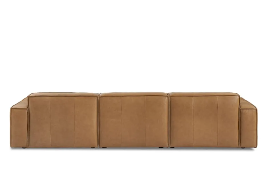 Best Jonathan Leather Extended Sofa Leather Sofas|3 Seater Sofas