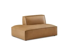 Outlet Jonathan Leather Left Chaise Sofa Leather Sofas|Modular Sofas