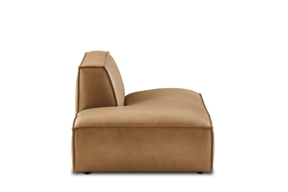 Outlet Jonathan Leather Left Chaise Sofa Leather Sofas|Modular Sofas