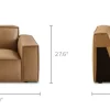 Sale Jonathan Leather Right Arm Sofa Armchairs And Accent Chairs|Modular Sofas