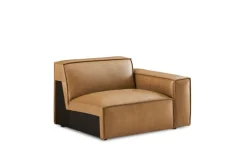 Sale Jonathan Leather Right Arm Sofa Armchairs And Accent Chairs|Modular Sofas