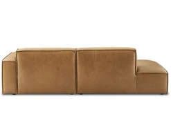 Fashion Jonathan Leather Side Chaise Sofa Leather Sofas|3 Seater Sofas