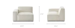Sale Jonathan Left Arm Sofa Armchairs And Accent Chairs|Modular Sofas