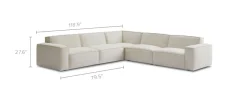Best Jonathan L-Shape Sectional Sofa Sectional Sofas