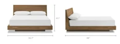 Discount Joseph Bed, Walnut Small Bedroom Furniture|Beds & Bed Frames
